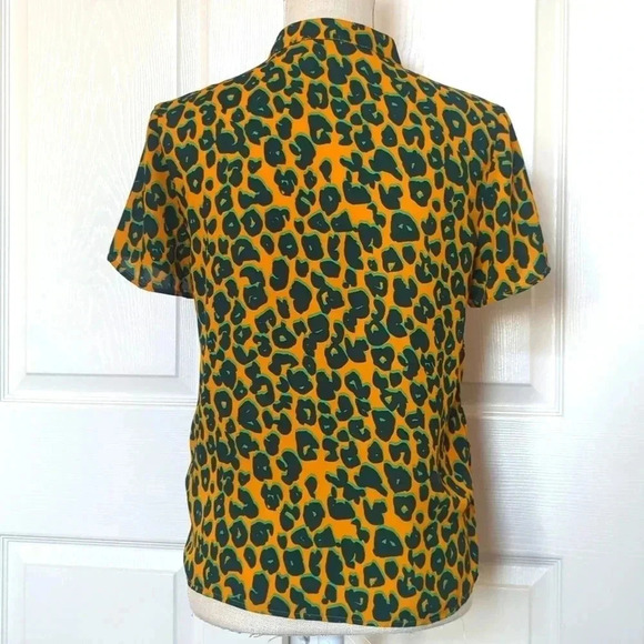 Scotch & Soda Les Filles Collection Cheetah Print Top - Picture 8 of 9